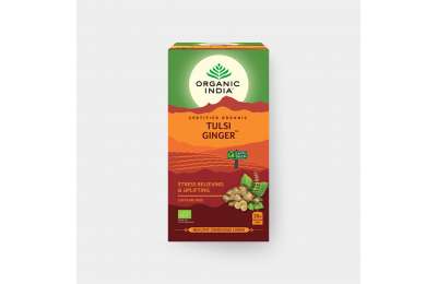Organic India Tulsi Ginger BIO имбирь и тулси 25 пакетиков